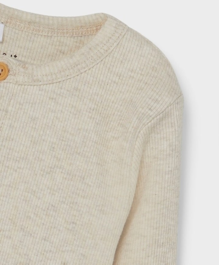 Jongens longsleeve beige