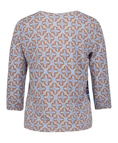 Dames longsleeve blauw