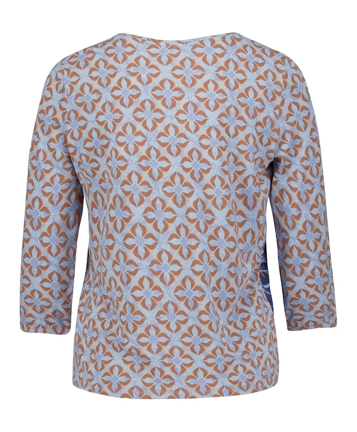 Dames longsleeve blauw