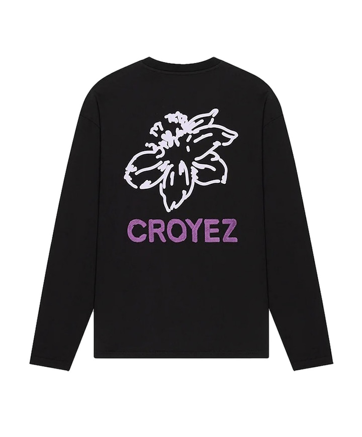 Heren longsleeve zwart