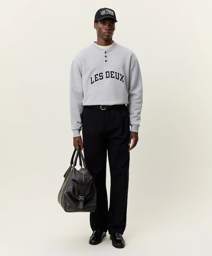 Heren sweater grijs
