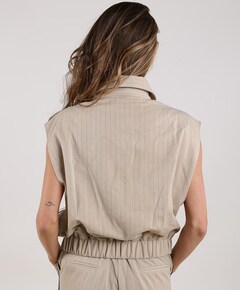 Dames gilet beige