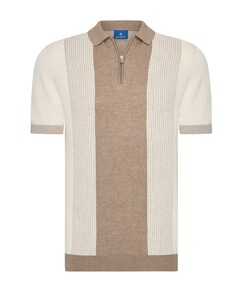 Heren polo ecru