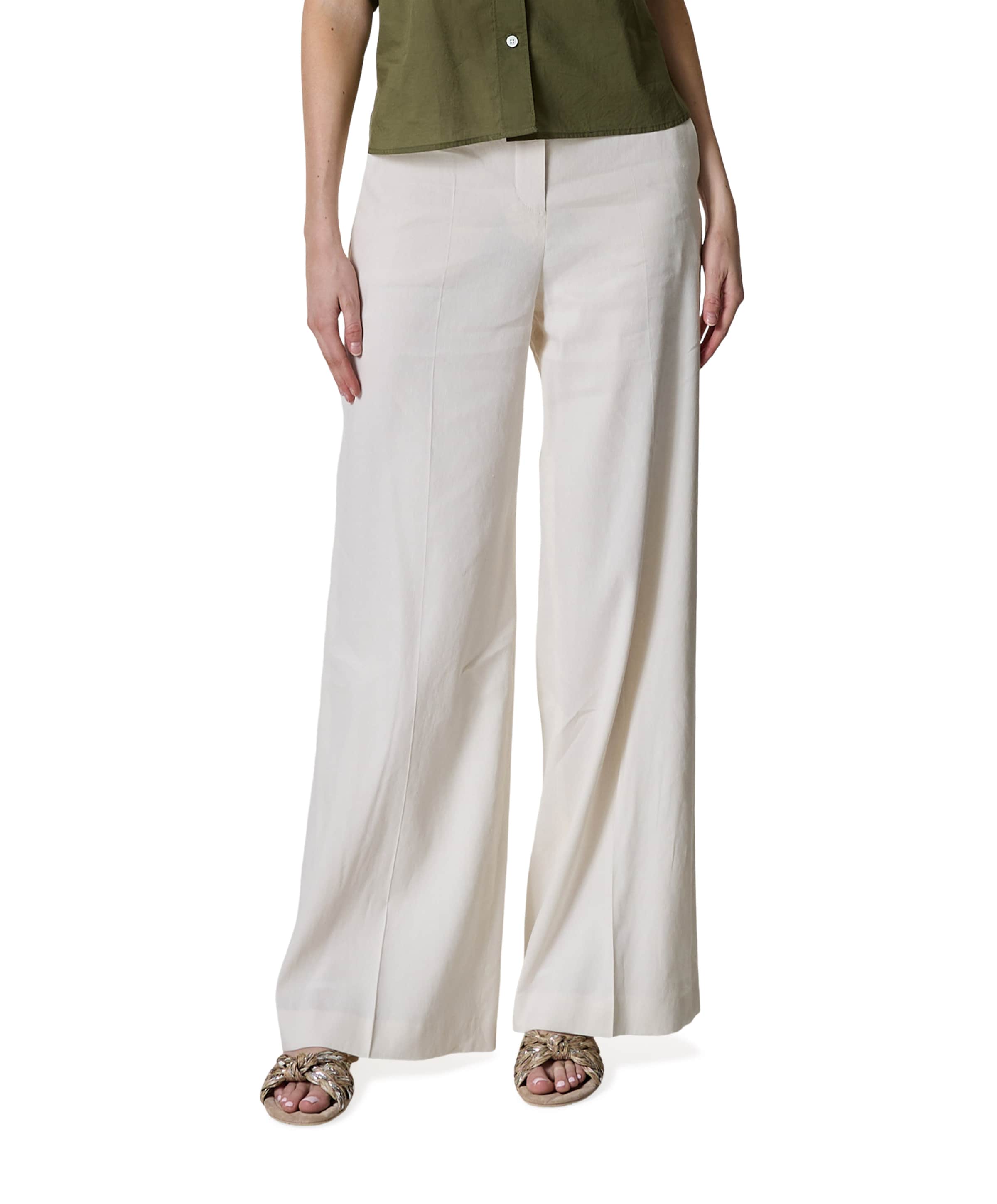 WAUKEE dames pantalon ecru
