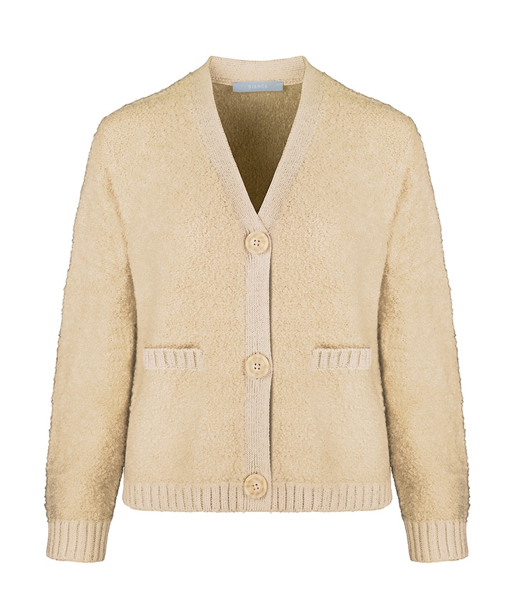 Dames vest beige
