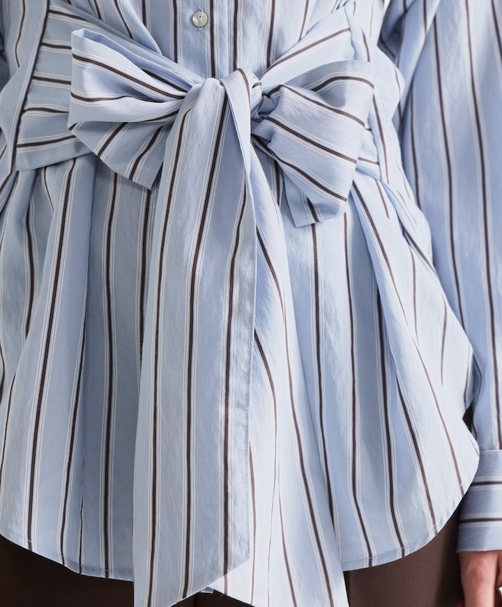 Dames blouse blauw