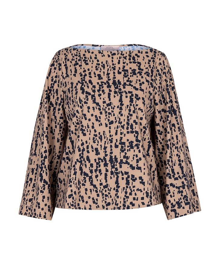 Dames longsleeve beige