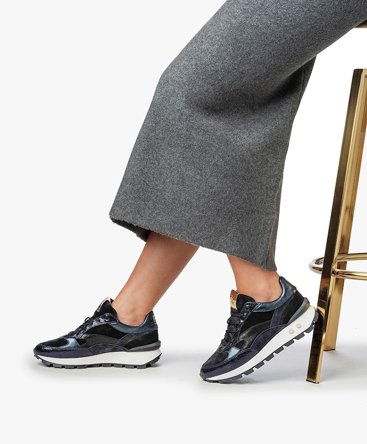 dames sneakers blauw