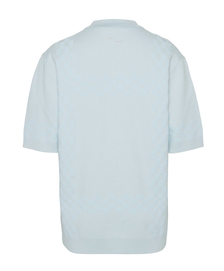 Heren polo blauw