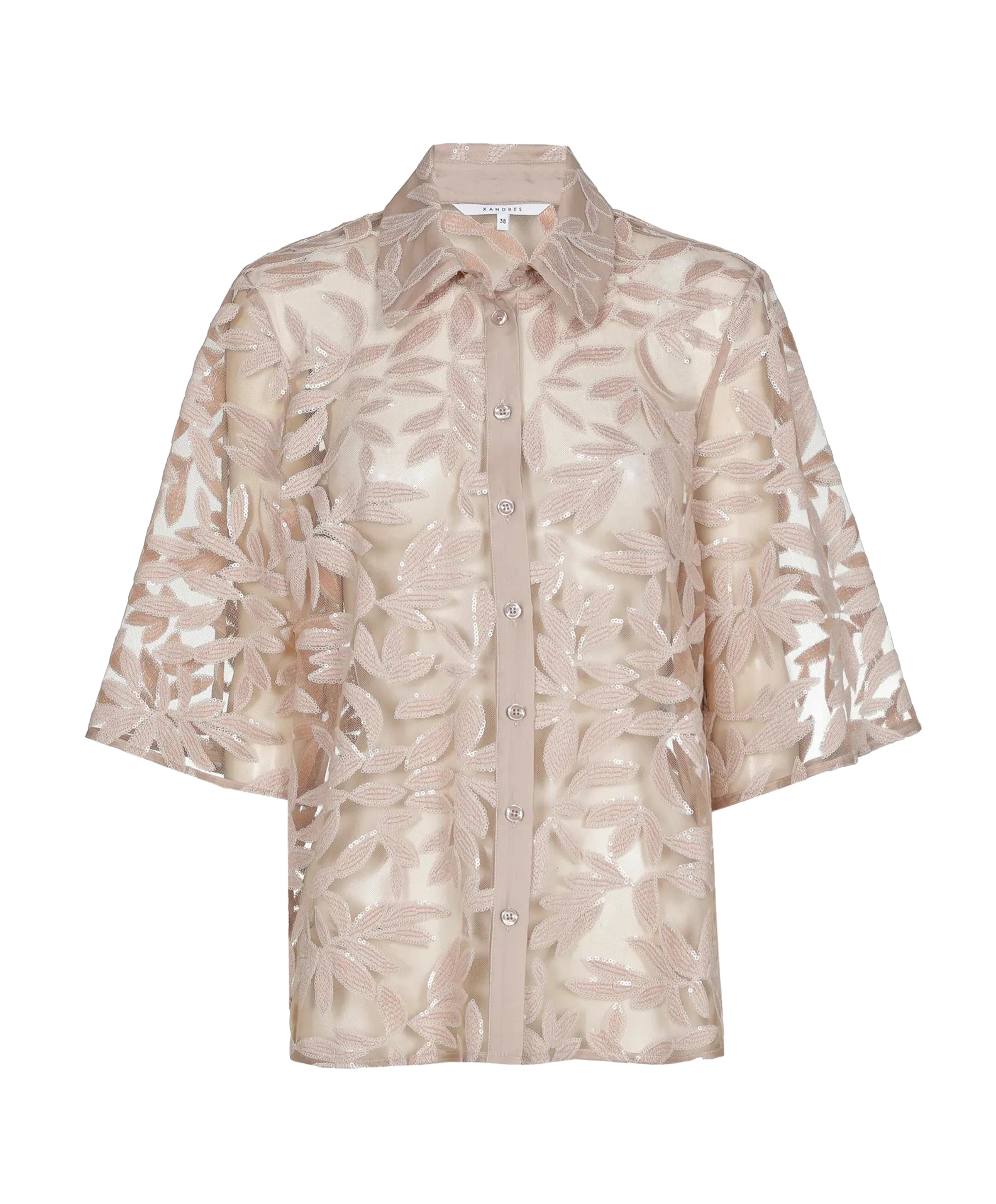 Dames blouse beige