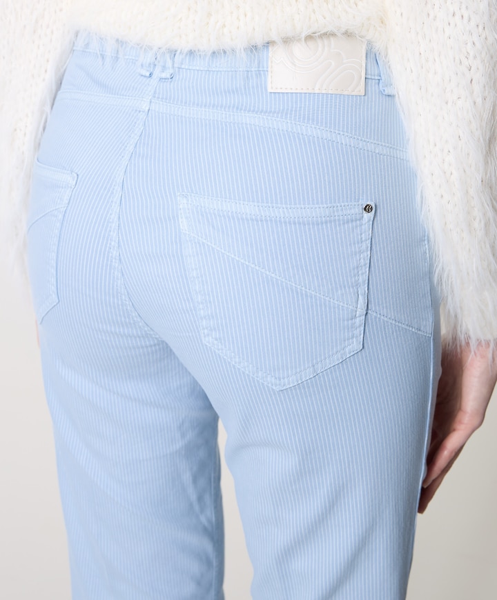 Bootcut Slim dames broek blauw