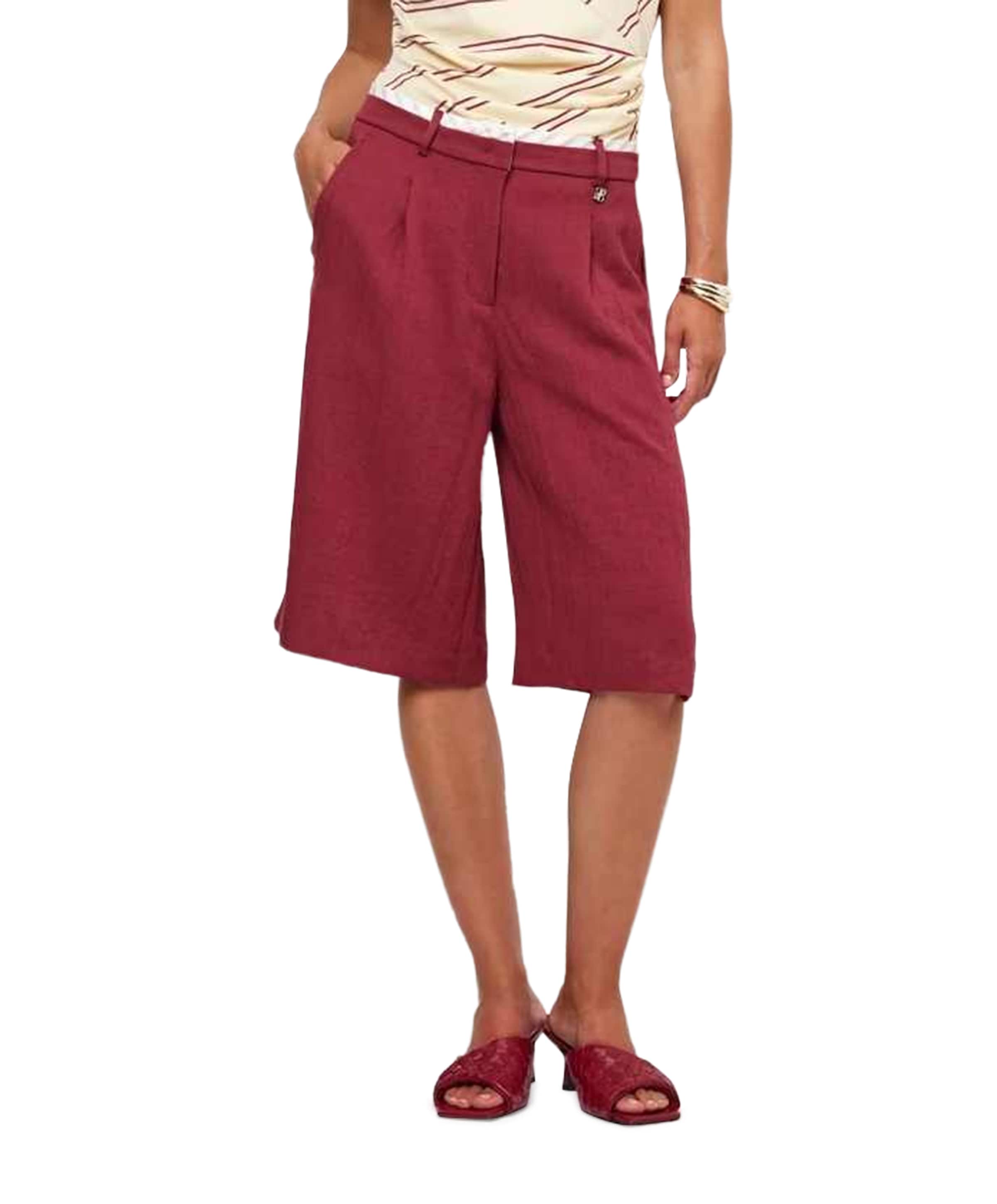 Emra dames bermuda rood