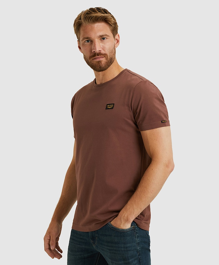 Heren t-shirt bruin