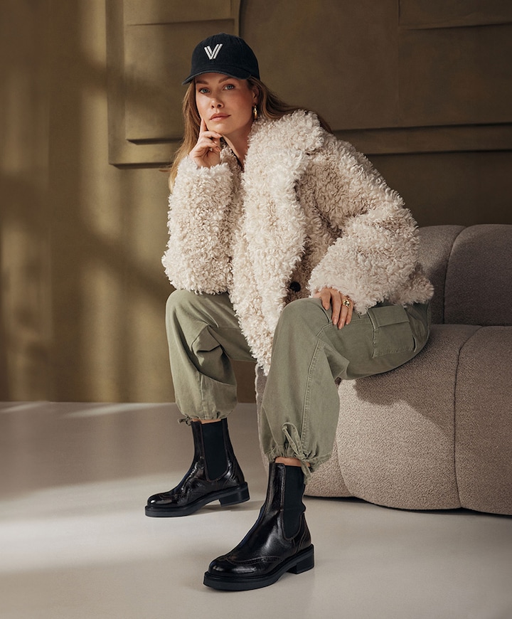 Lucia Gina dames enkellaarzen bruin