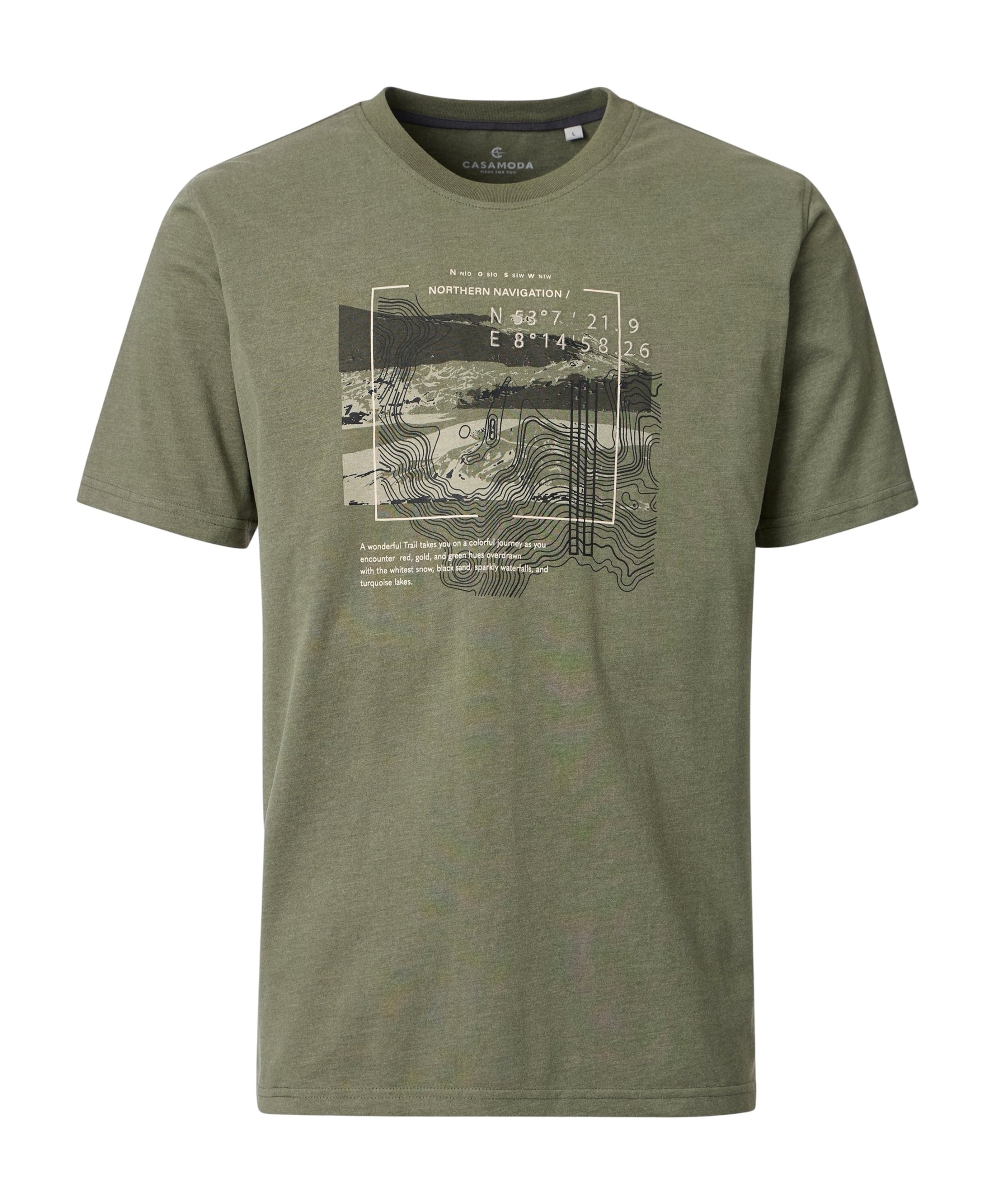 Heren T-shirt groen