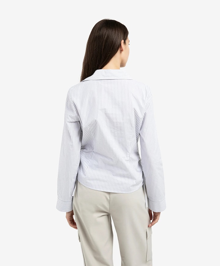 Dames blouse grijs