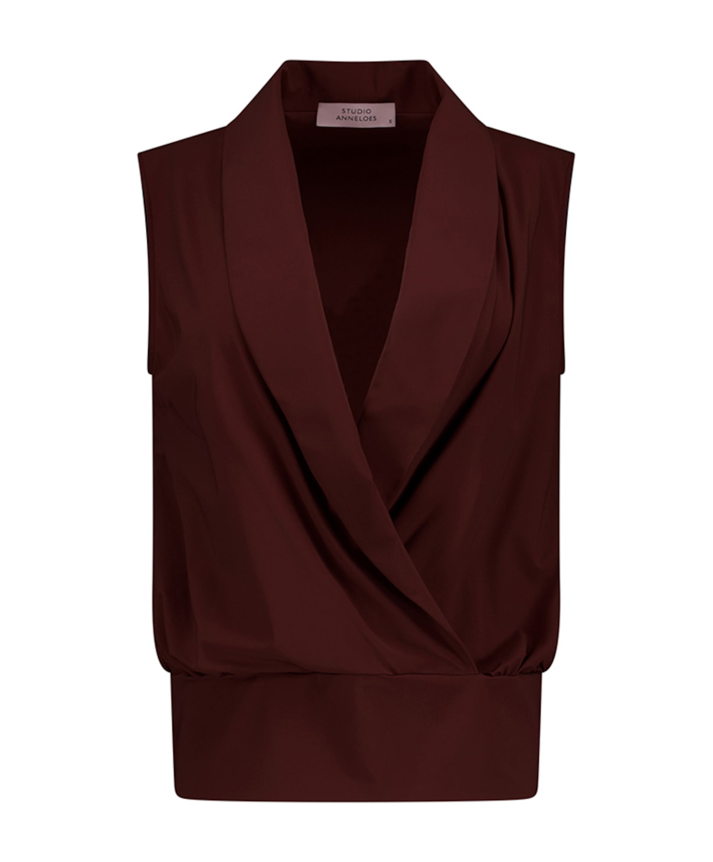 Dames top bruin