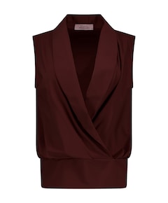 Dames top bruin