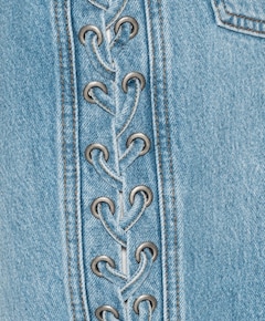 Twisted Lacing dames jeans blauw