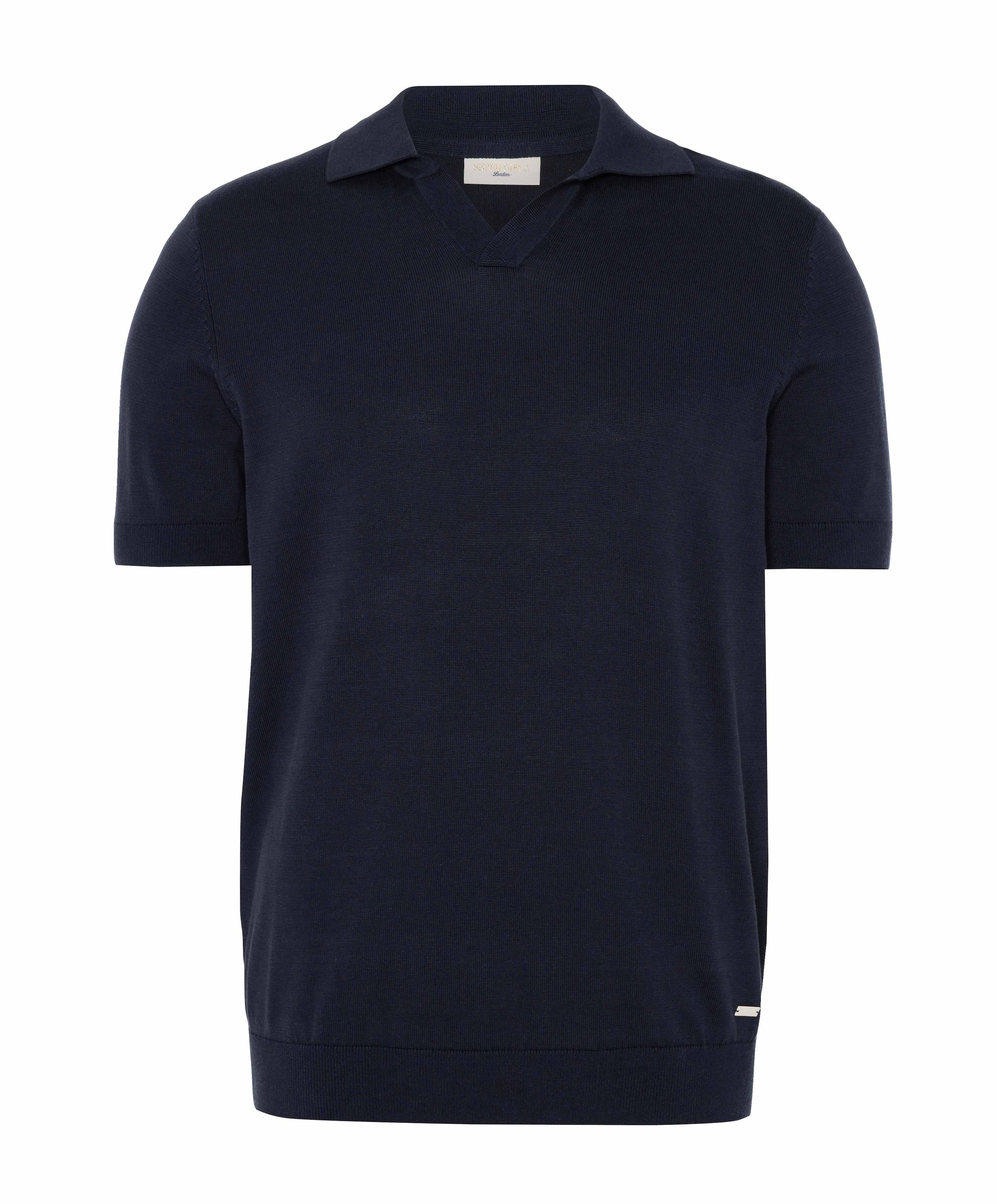 Heren polo blauw
