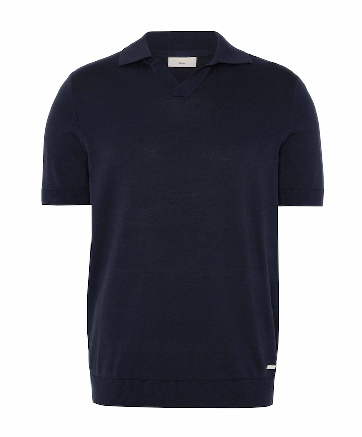 Heren polo blauw