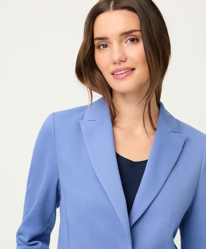 Dames blazer blauw
