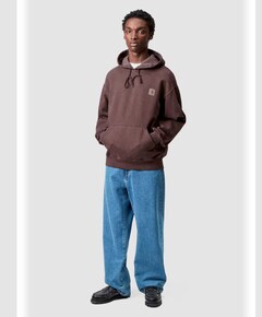 Heren hoodie bruin