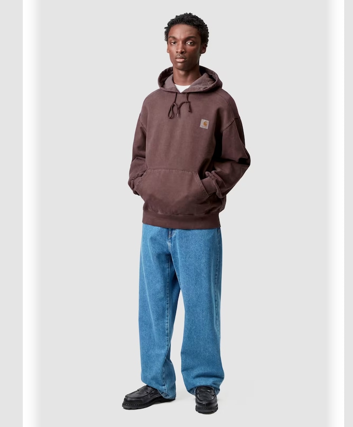 Heren hoodie bruin