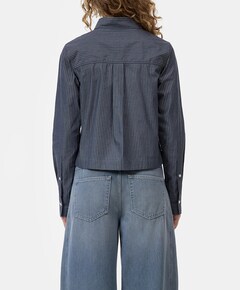 Dames blouse blauw