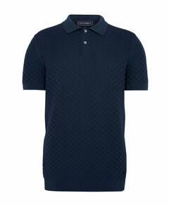 Heren polo blauw