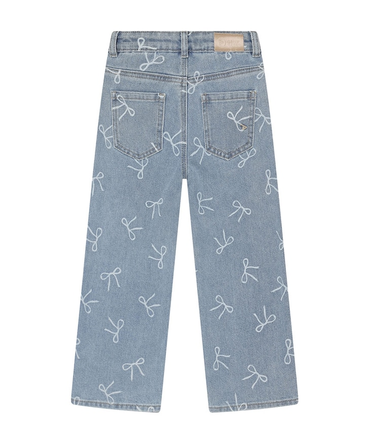 Denim Bow meisjes jeans blauw