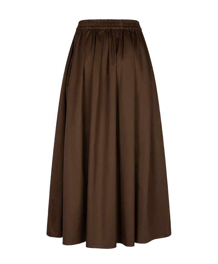 Dames rok bruin