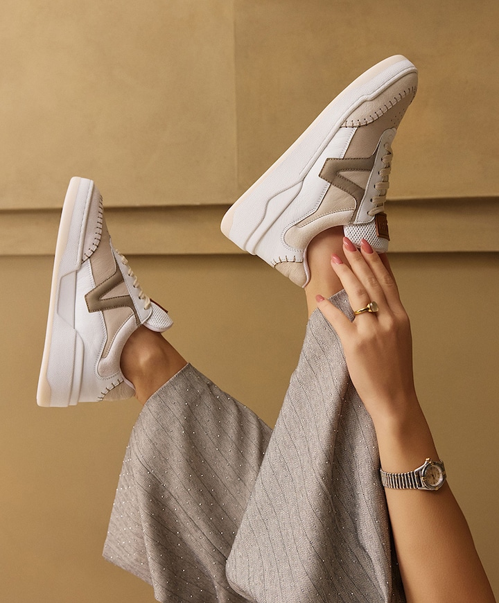 Sam Olivia dames sneakers beige