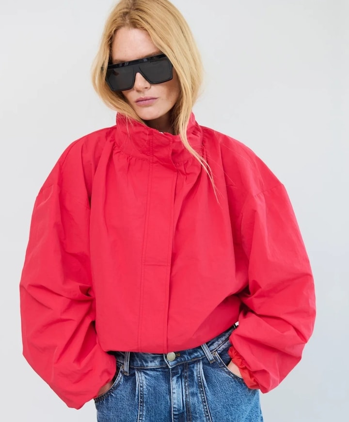 Dames jas rood