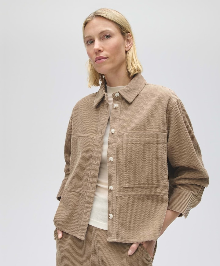 Dames blouse beige