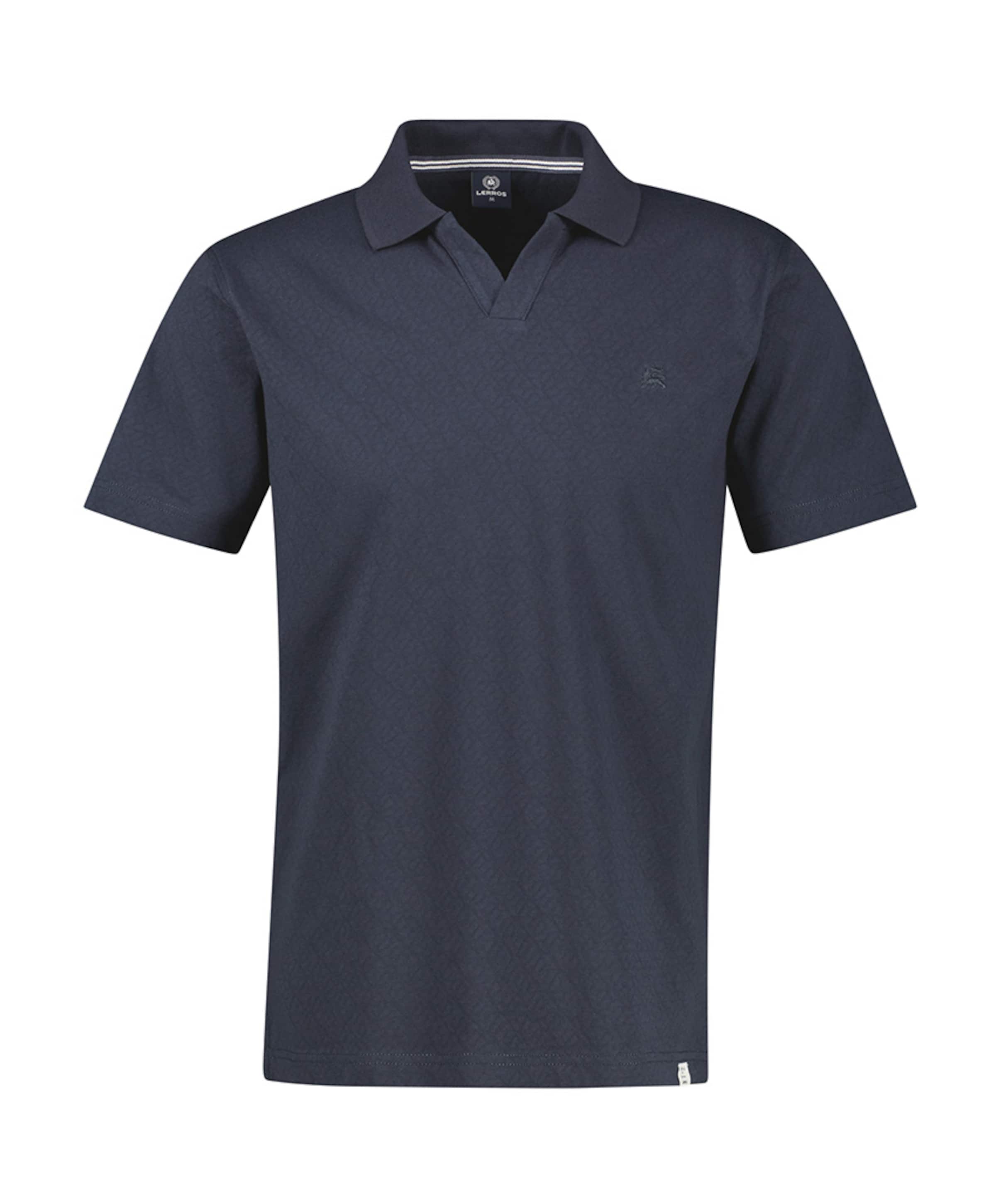 Heren polo blauw