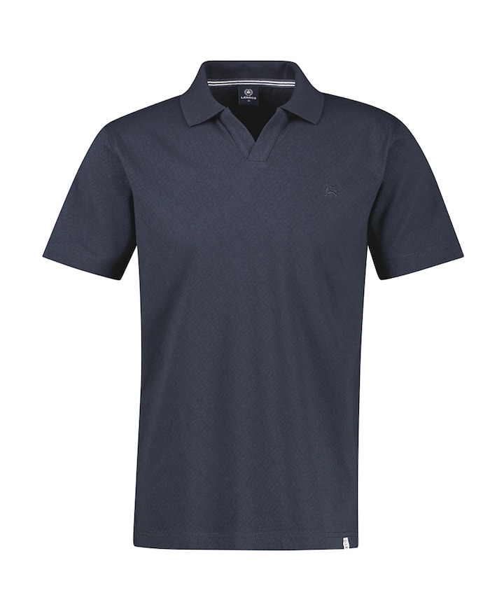 Heren polo blauw
