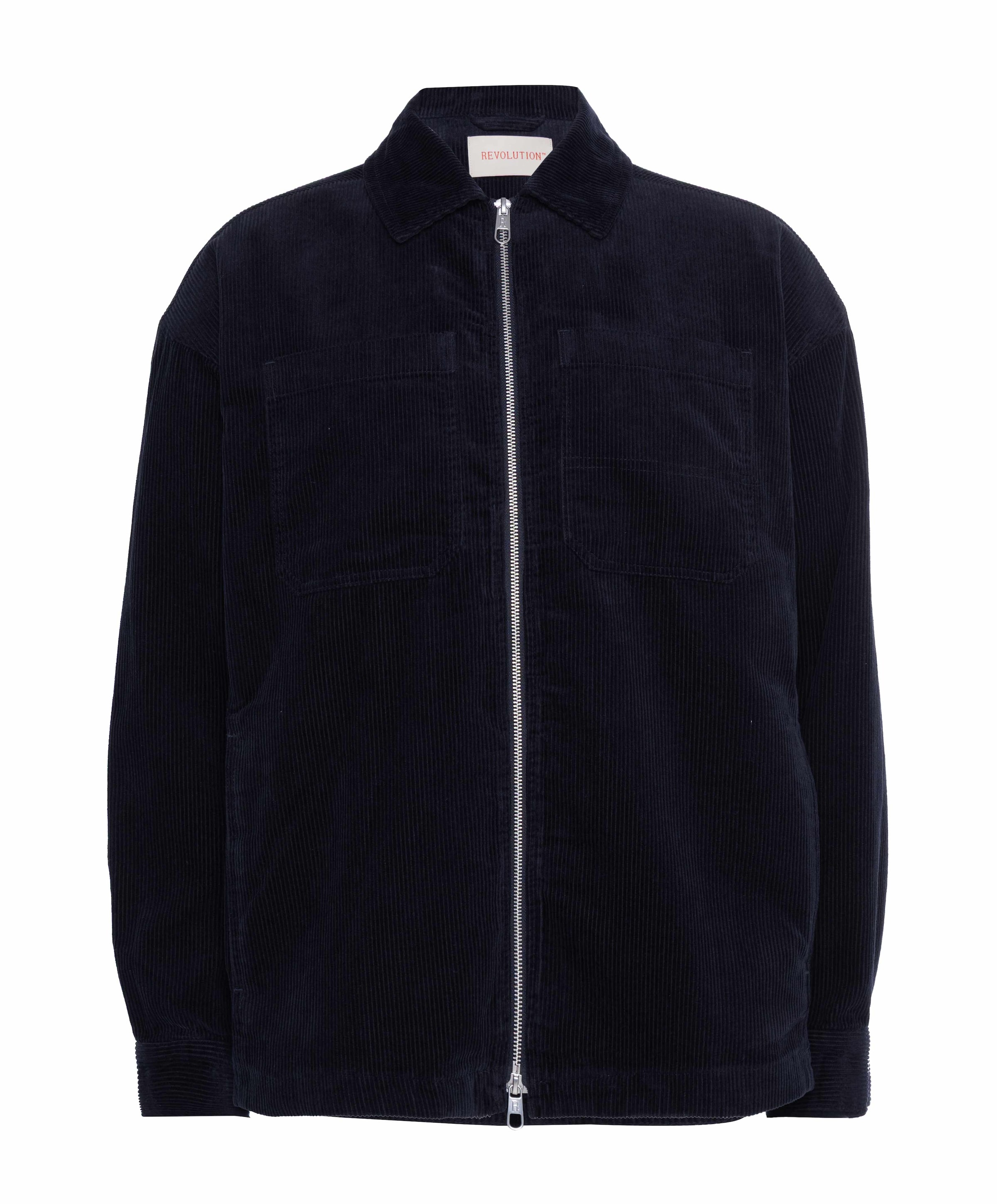 Heren overshirt blauw