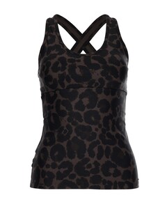 Dames singlet bruin