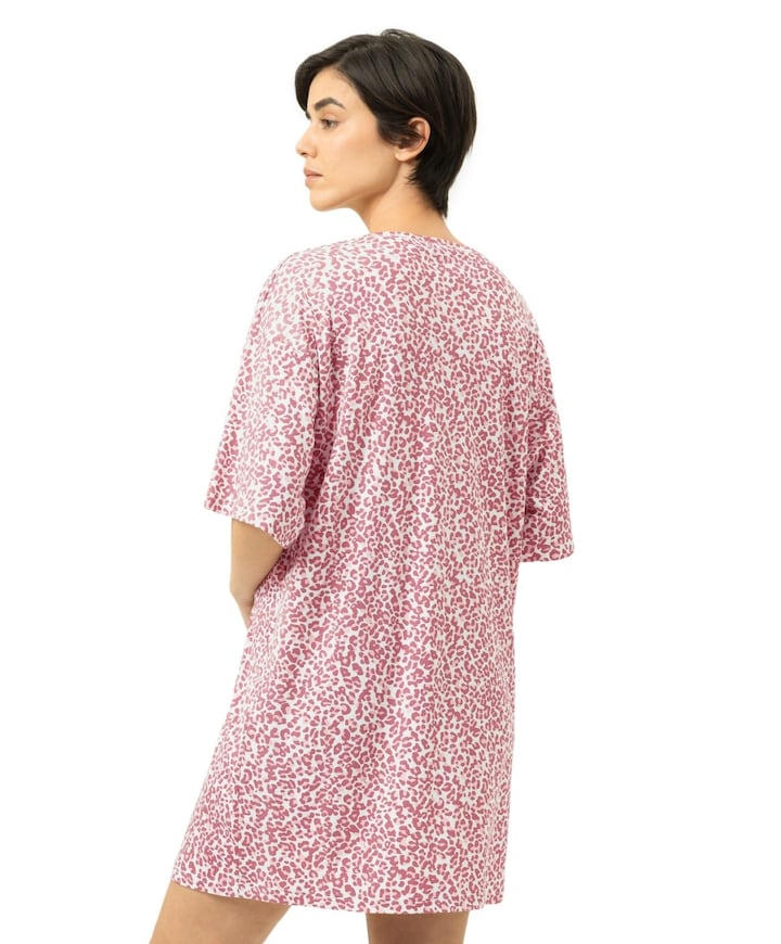 Dames nachthemd roze