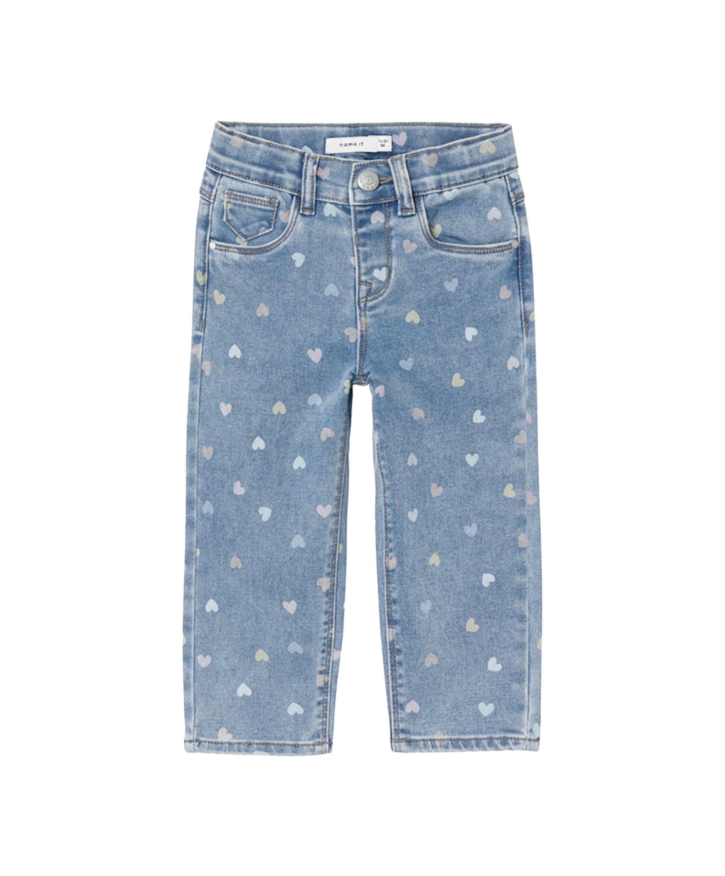 NMFBELLA MOM SHAPED 3555-ON F meisjes jeans blauw