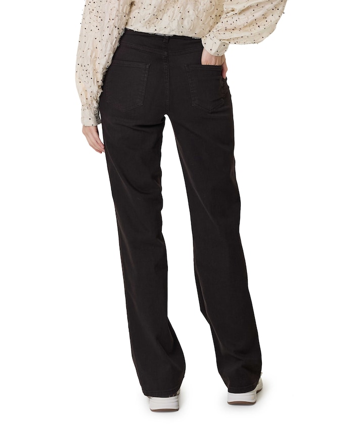 LARA SPORTY dames jeans bruin