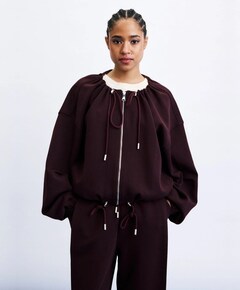 Dames vest bordeaux