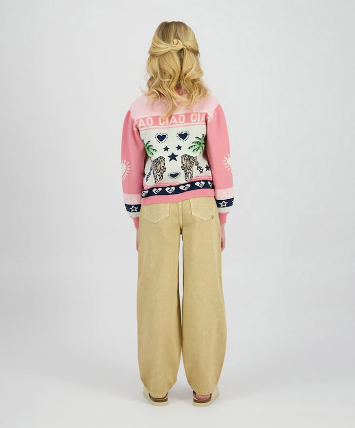 Camilla meisjes jeans bruin