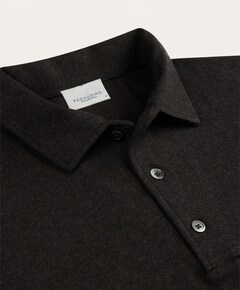 Heren polo bruin