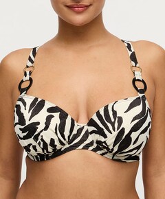 Dames bikinitop beige
