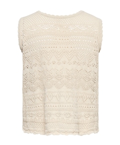 Dames top ecru