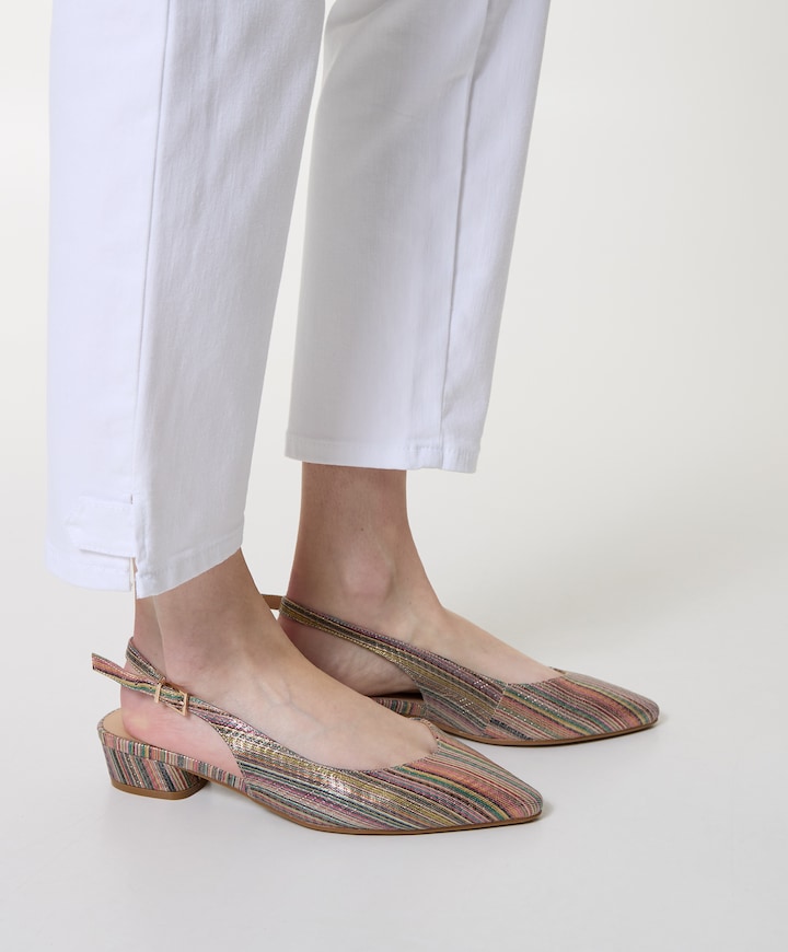 Danila dames slingbacks multicolor