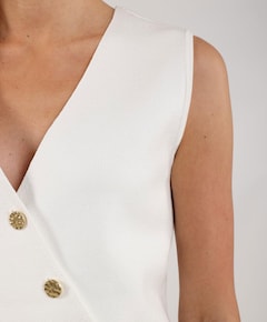 Dames gilet ecru