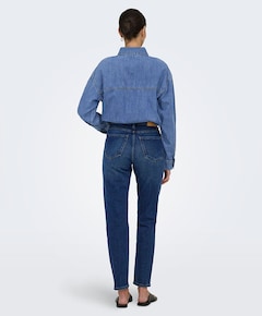 Dames blouse blauw